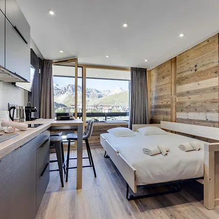 Studio Renove A Avec Balcon Et Casier A Ski - Fr-1-641-24 Tignes